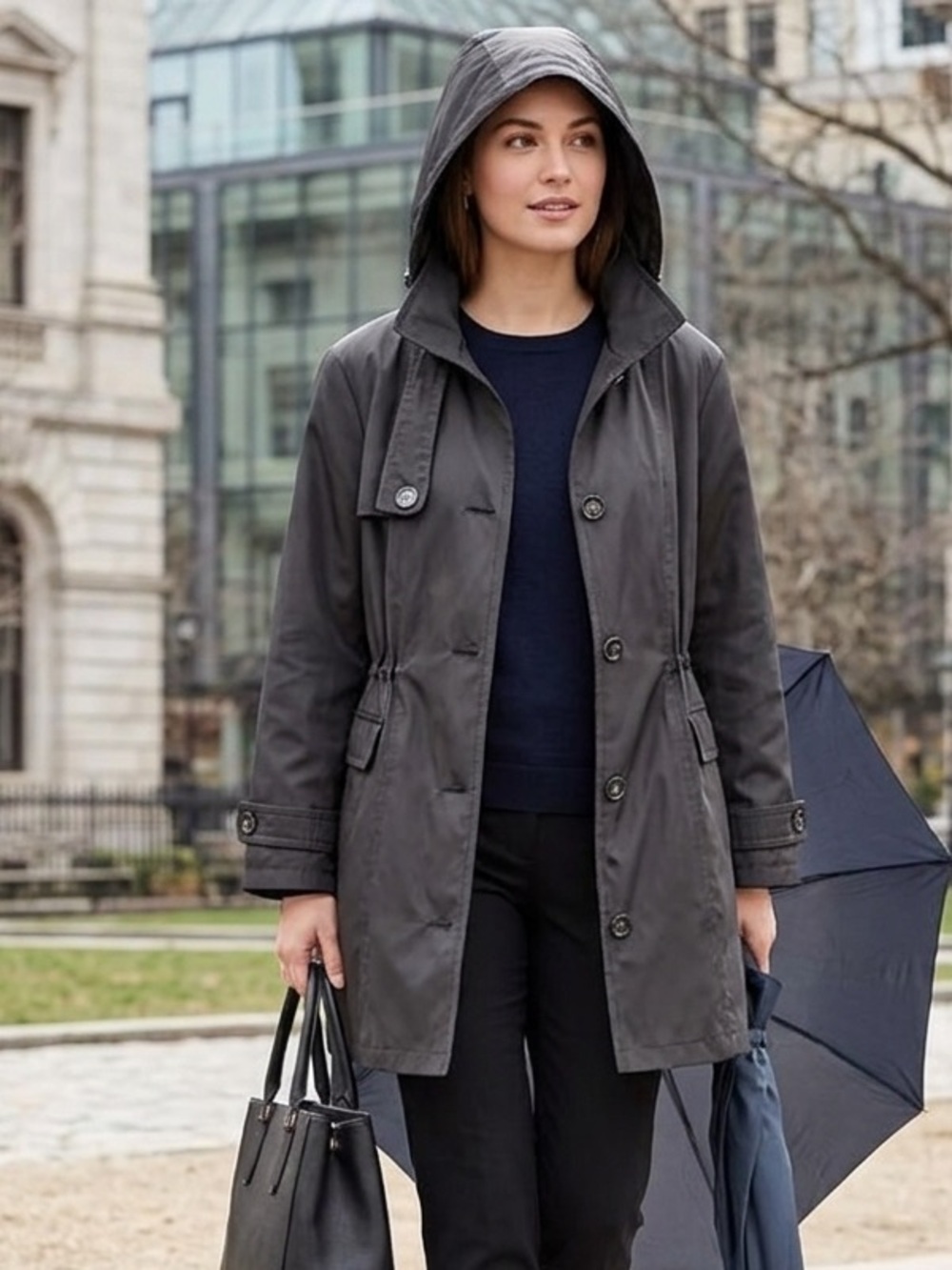 3 in 1 Wool Blend Lined Coat